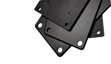 Nachträglich schwarz eloxierte Frontplatten