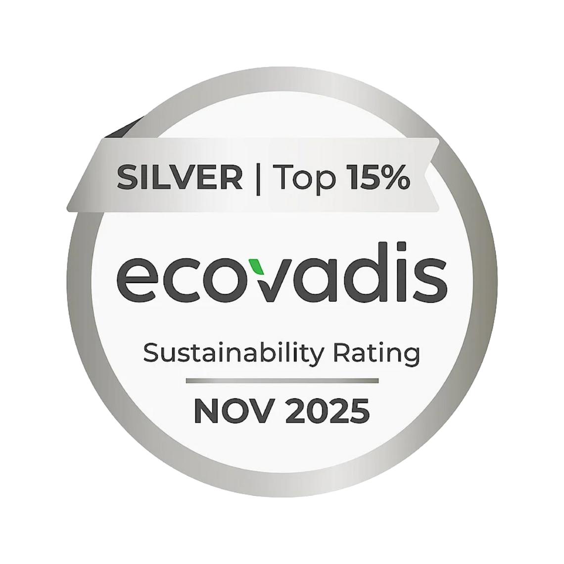ecovadis Silber Auszeichnung