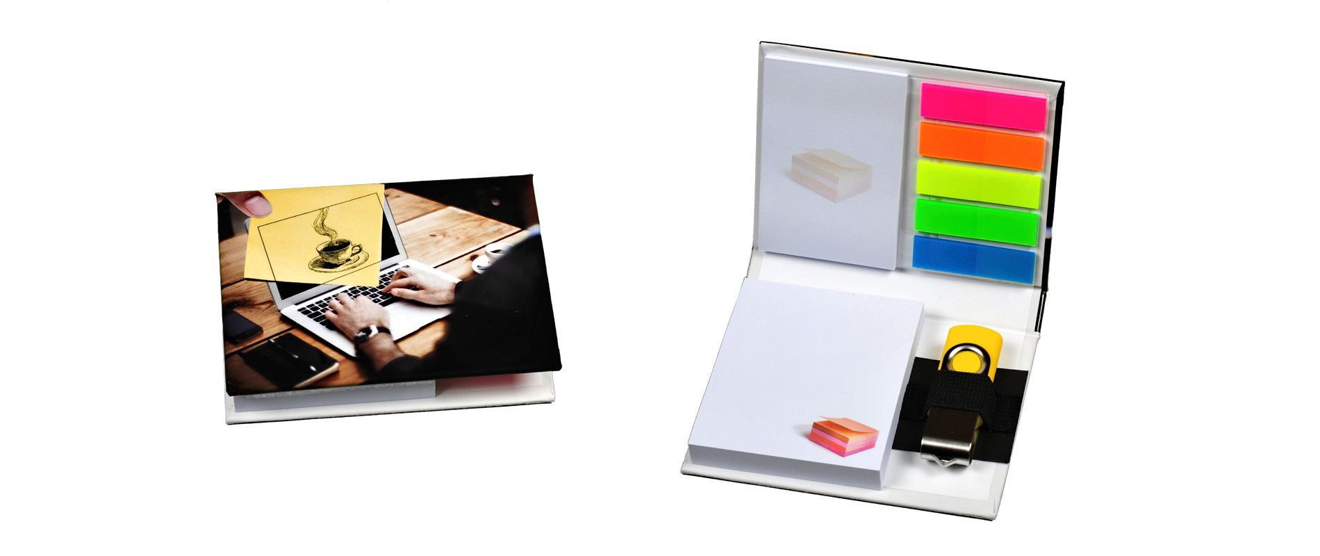 Haftnotizset im Hardcover