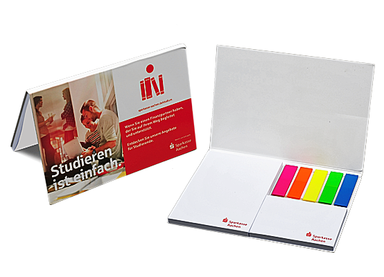 Haftnotizset im Hardcover