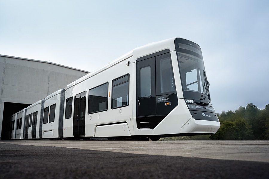 GT-F Niederflur-Straßenbahn für Würzburg