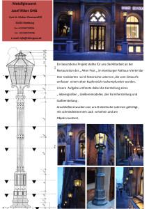 Historische Laterne „Alte Post“