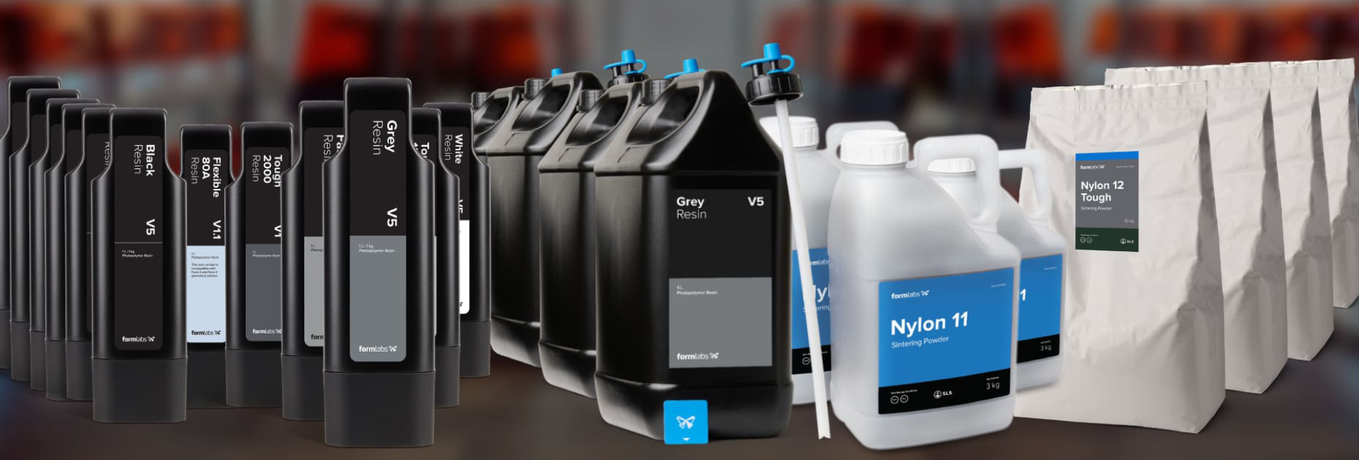 Formlabs Grossbestellungen: Resin und SLS-Pulver